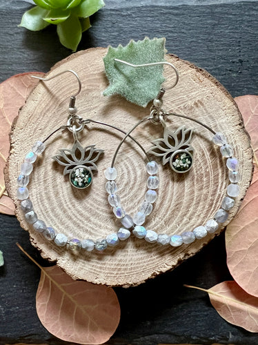 Boucles d’oreilles Daucus Lotus