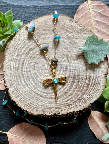 Collier Daucus Libellule