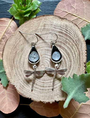 Boucles d’oreilles Hortensia Libellule