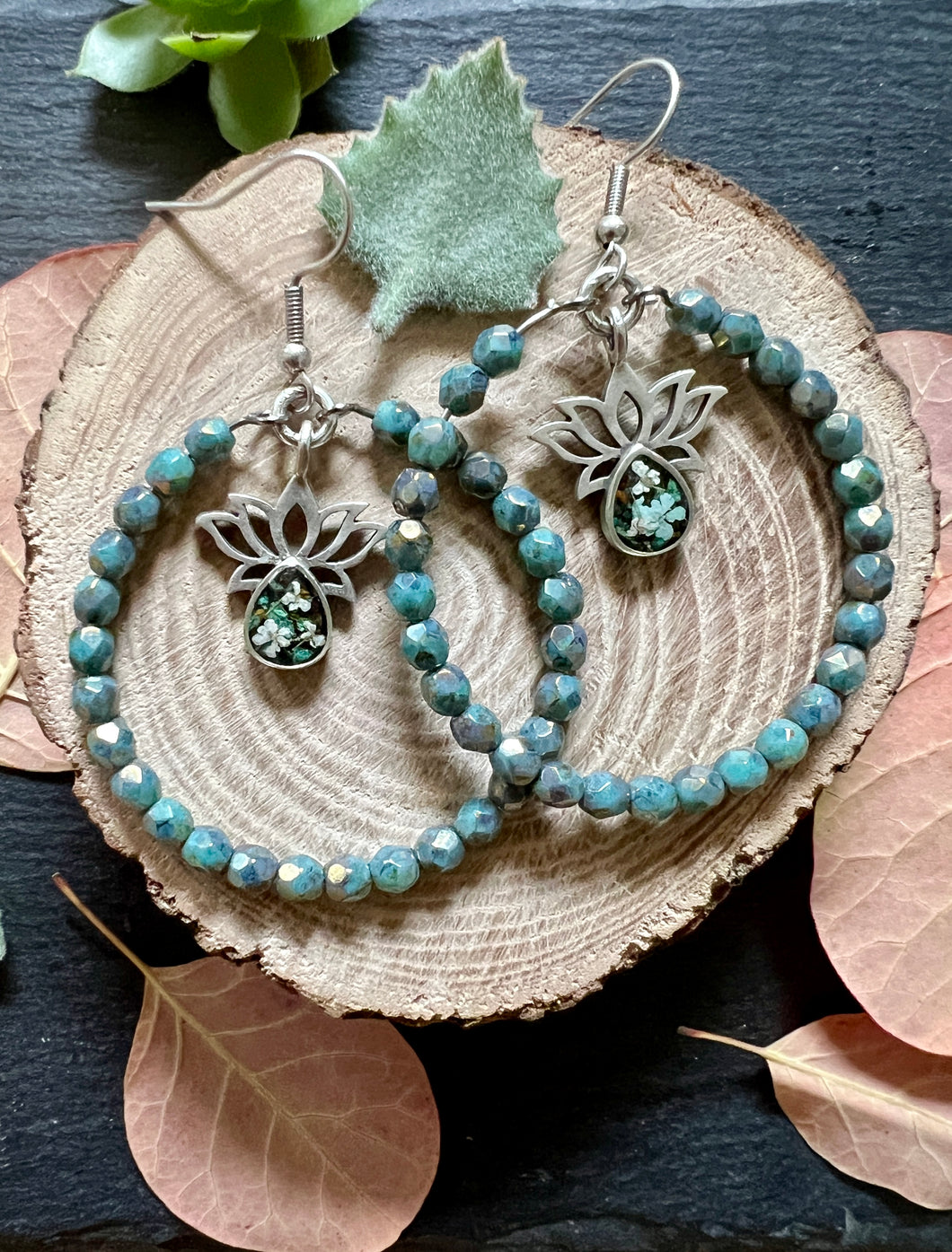 Boucles d’oreilles Daucus Lotus
