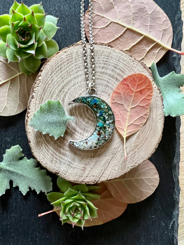 Collier lune méli-mélo