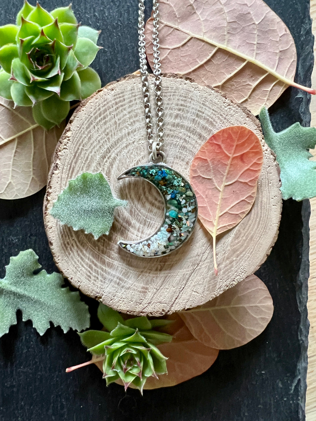 Collier lune méli-mélo