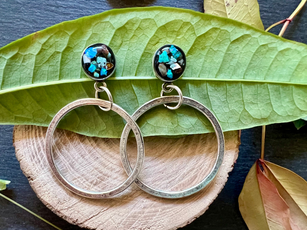 Boucles d’oreilles Opale